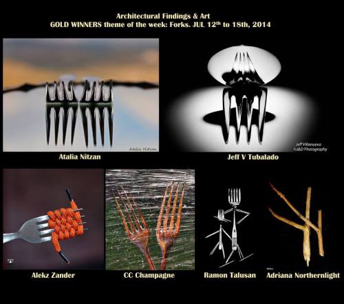 Gold Winner, Architectural Findings & Art, Theme: Forks 12-18 July